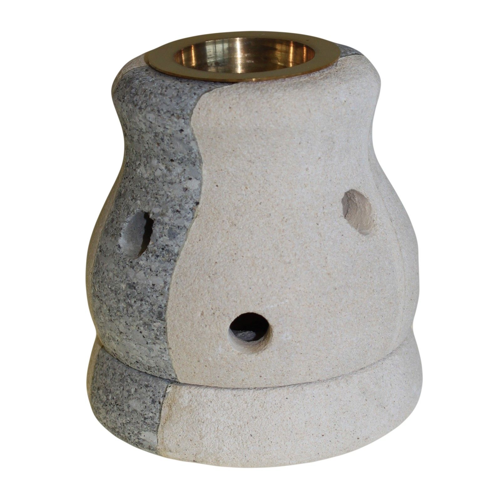 Handcrafted Stone Oil Burner – Sculpted Design
