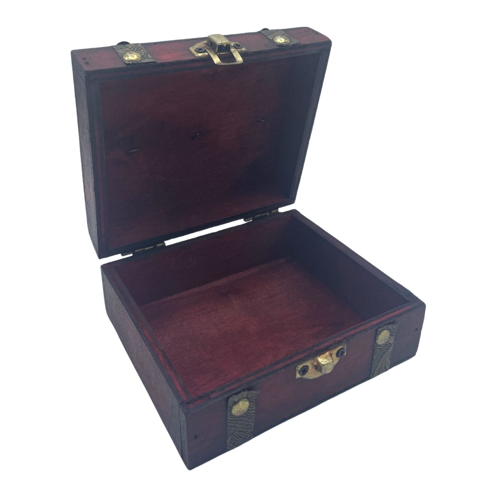 Square Tea Chest - Tan - Εικόνα 2