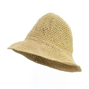 Floppy Straw Sun Hat – Natural Beige