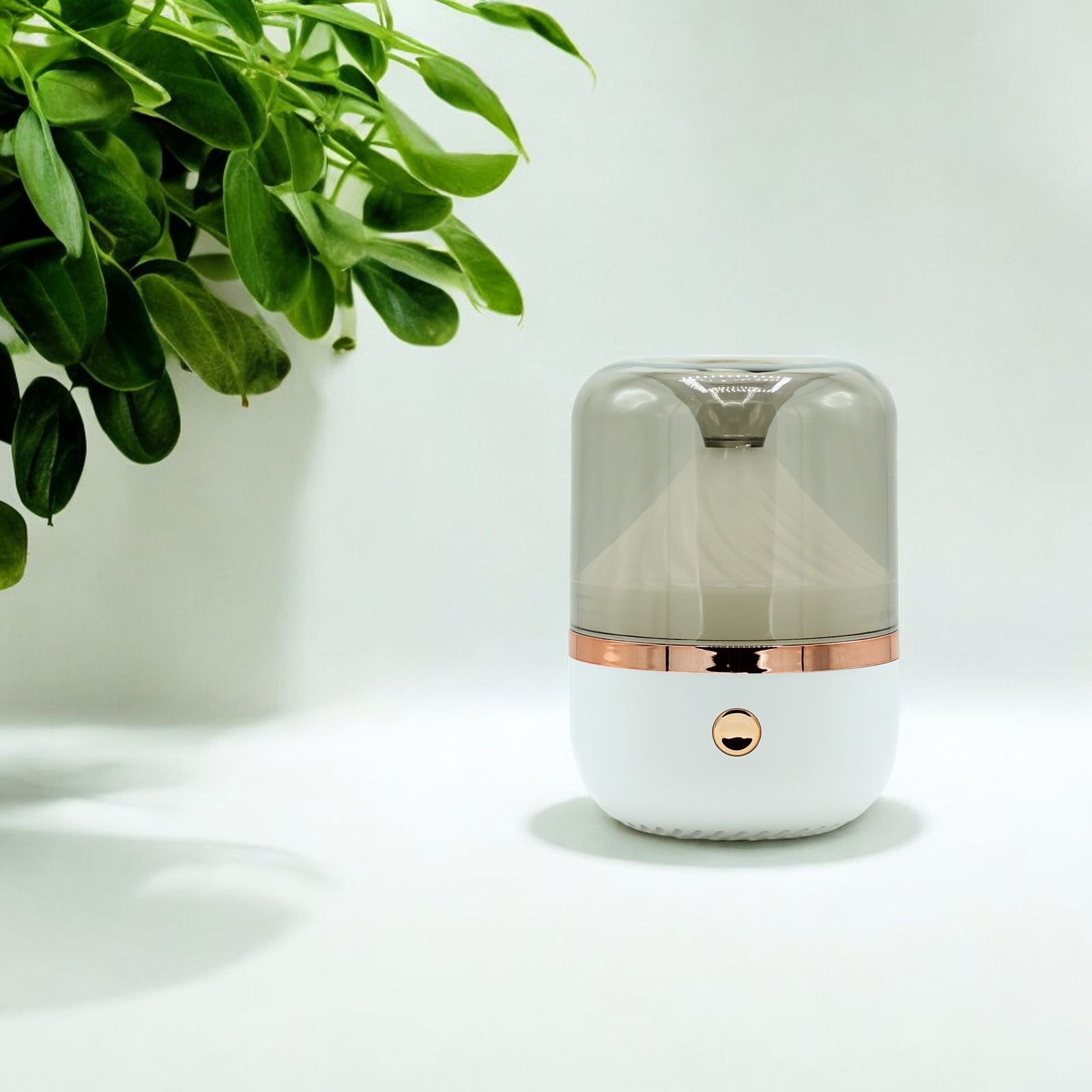 Urban White & Bronze Aroma Diffuser – Colour Changing LED - Εικόνα 2