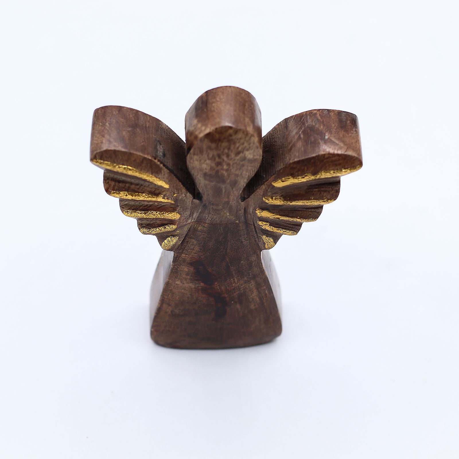 Small Mango Wood Angel – Gold Decor 12cm - Εικόνα 9