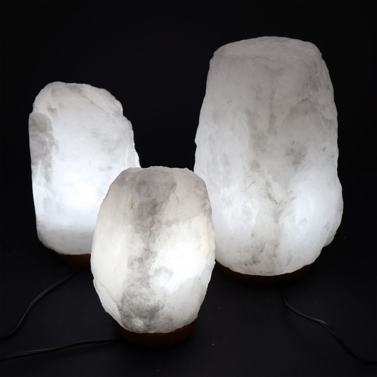 Crystal Rock Himalayan Salt Lamp with Base Approx. 2-3kg