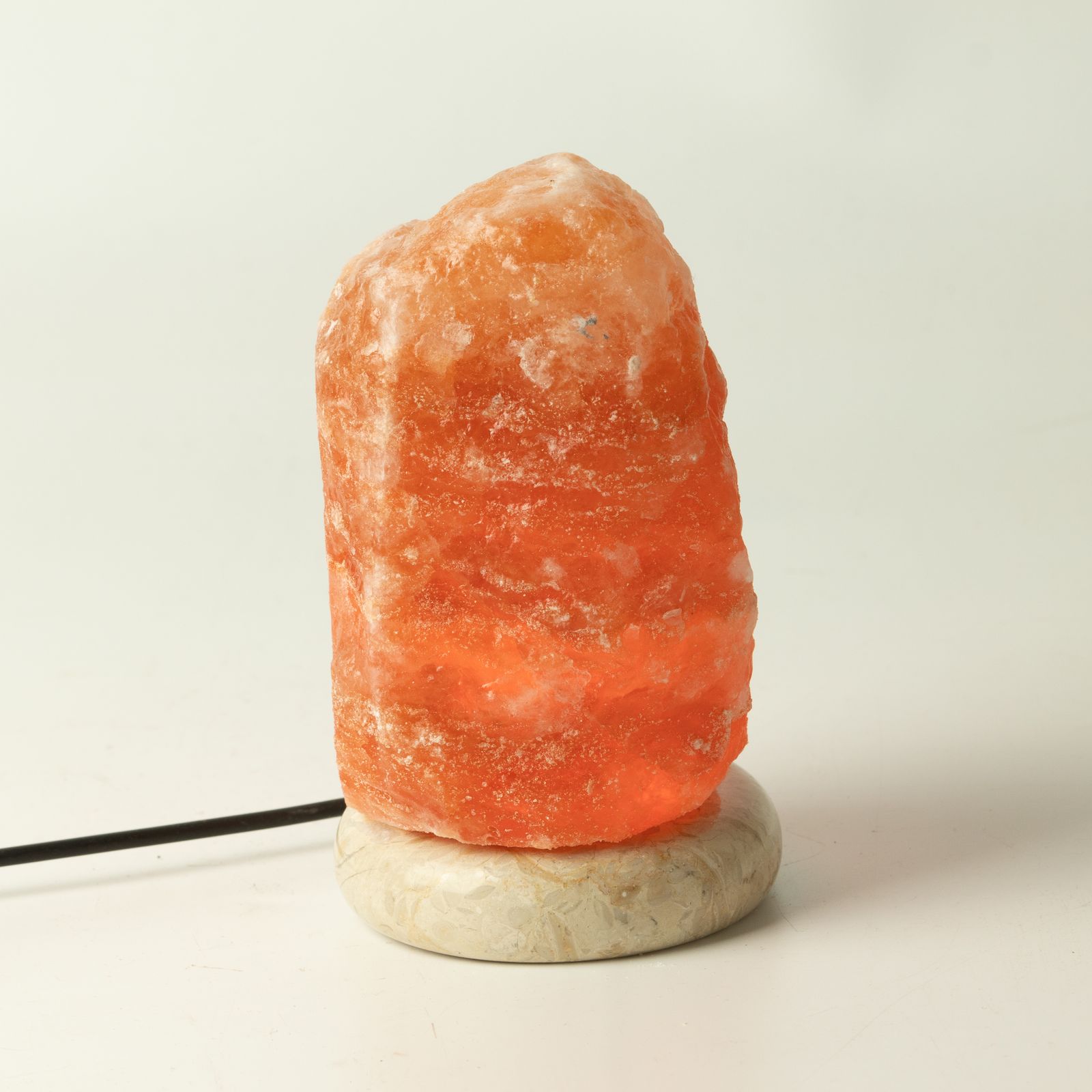 USB Natural Salt Lamp - 11.5 cm (white light) - Image 2