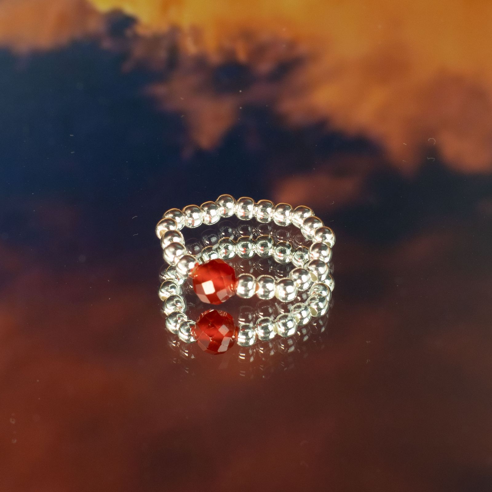 Nymph Spirit Gemstone Ring Set – Blood Moon - Εικόνα 6
