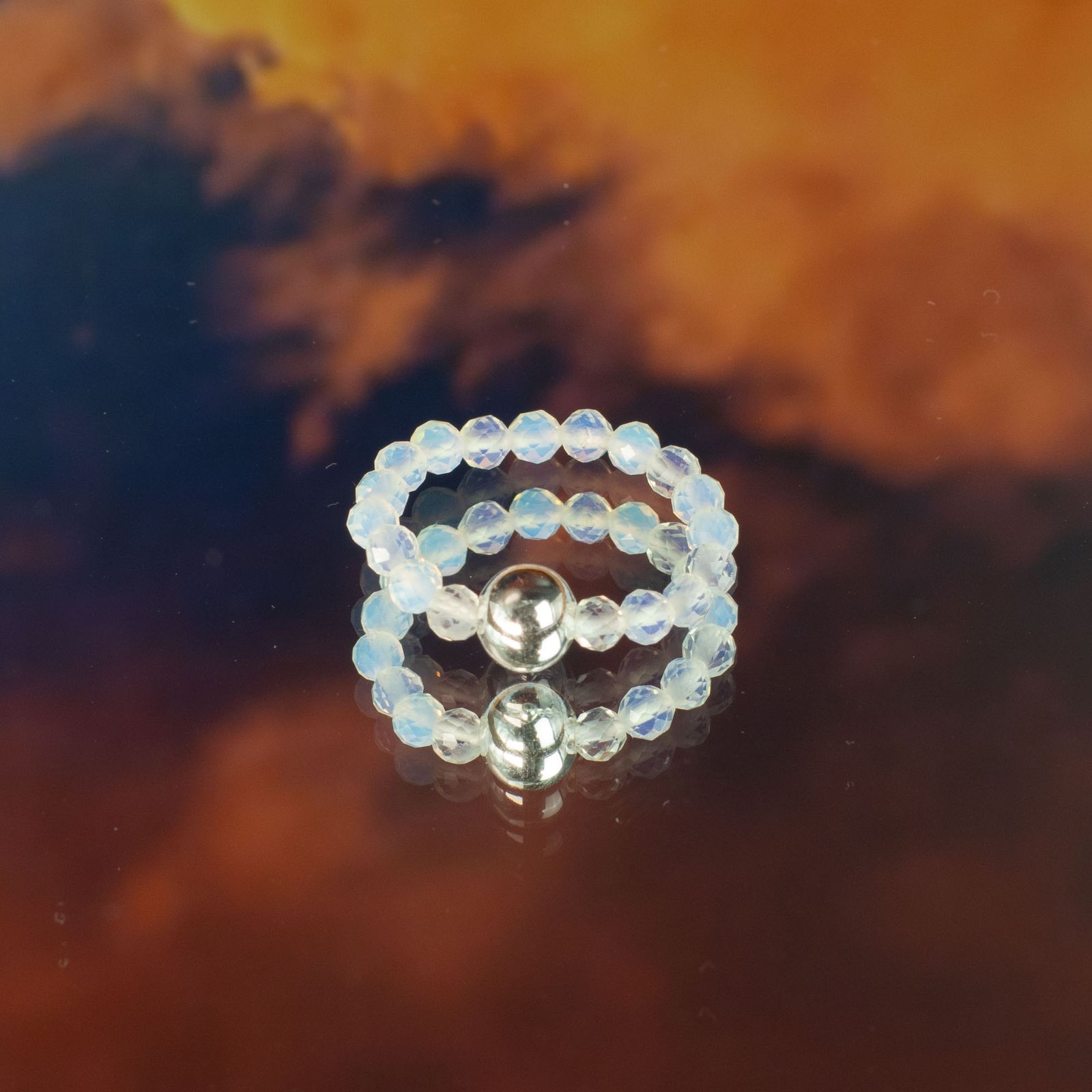 Nymph Spirit Gemstone Ring Set – Blood Moon - Εικόνα 7