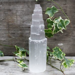 Natural Selenite Tower – 20cm