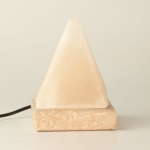 USB Pyramid WHITE Salt Lamp - 9 cm (multi)