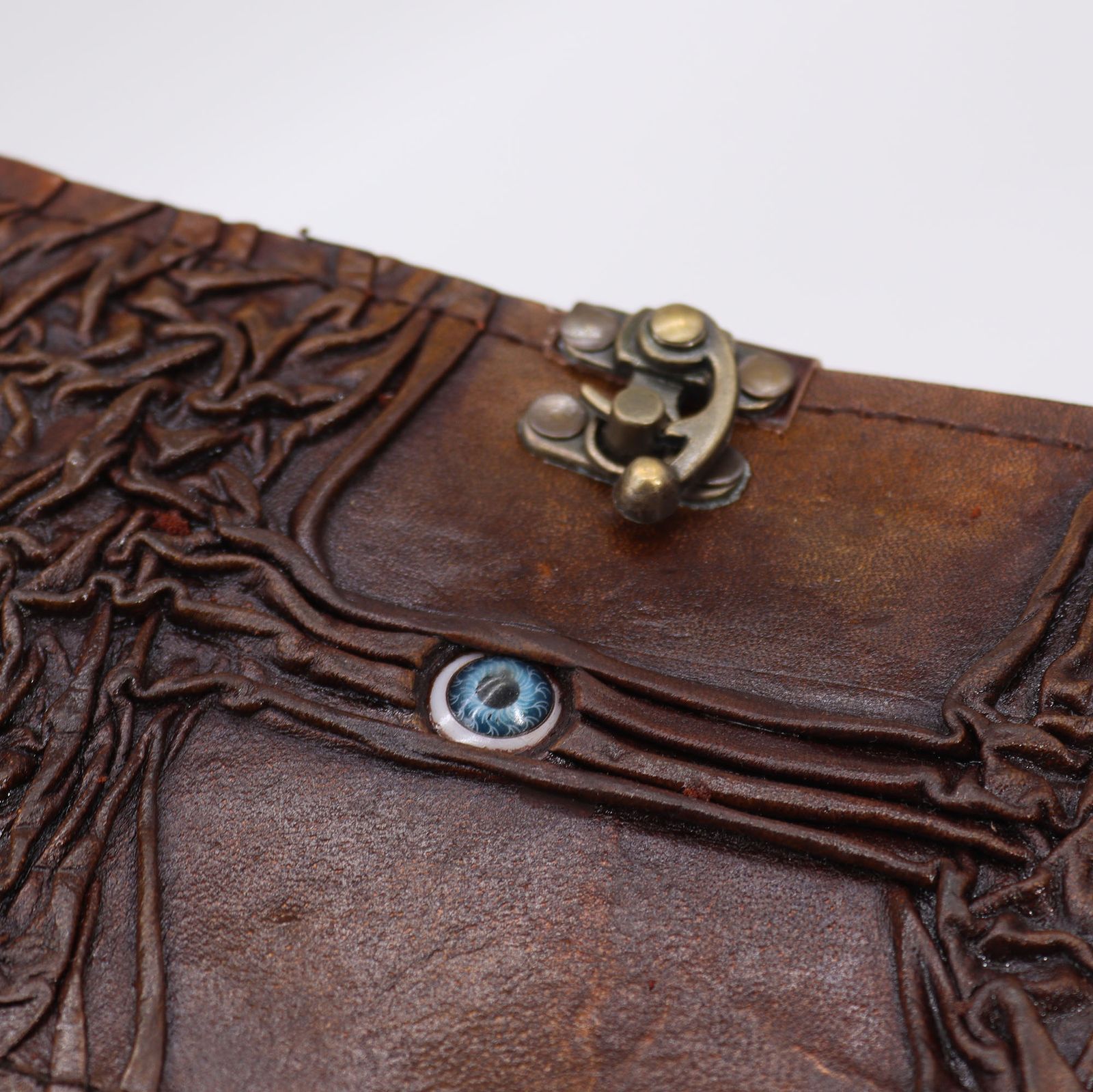 Black Tan Book - Evil Eye Decor - 160 Deckle Edges Pages - 17x12.5cm - Image 3